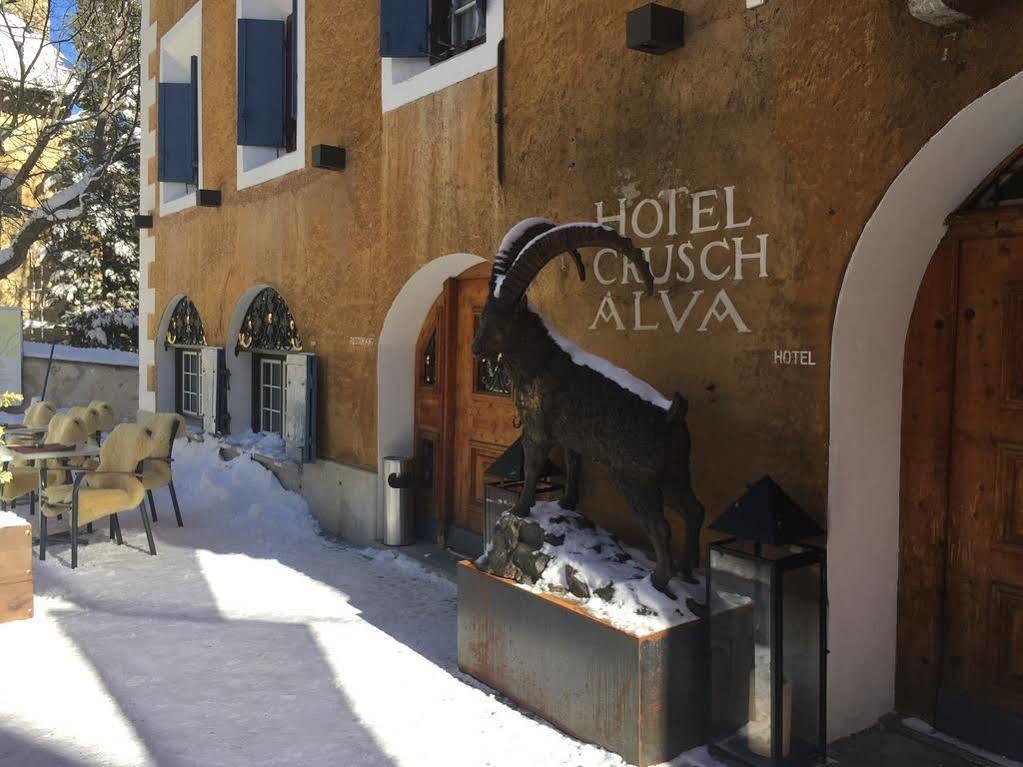Historic Hotel Crusch Alva Zuoz Exterior photo
